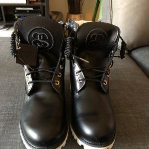 Stussy x Timberland Boots (Black) Limited Edition